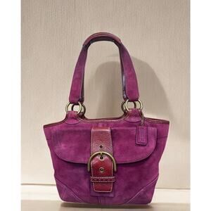 Coach Vintage Suede Hobo Bag